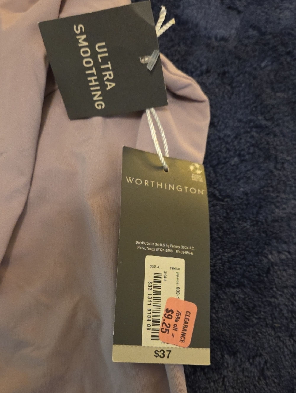 NWT WORTHINGTON LADIES LAVENDER TOP-SIZE XL - Picture 3 of 3